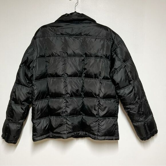 J. Crew Expedition Black Down Puffer Jacket Mens L - Picture 3 of 7